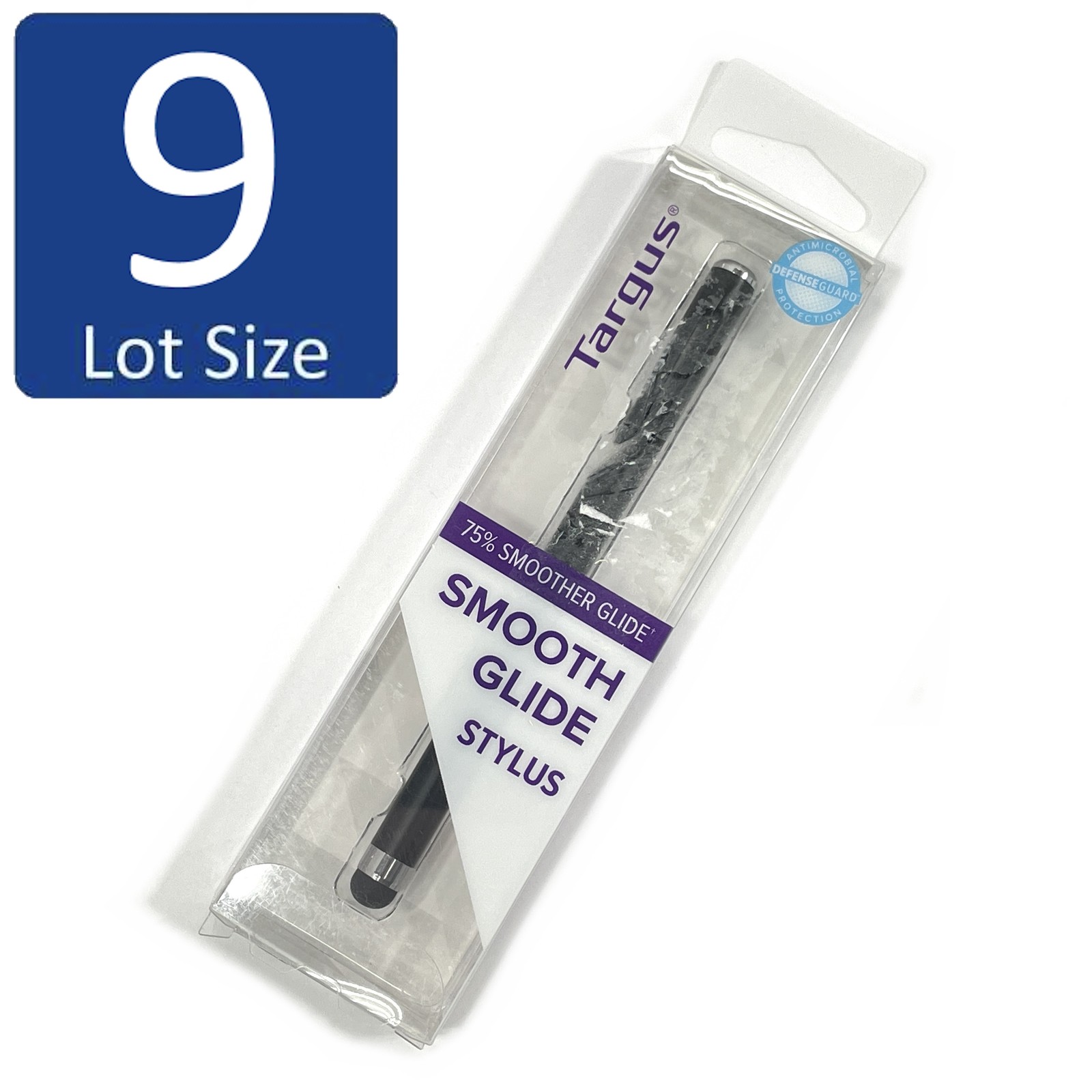 Lot of 9 Targus Smooth Glide Stylus AMM165US - Black Caviar