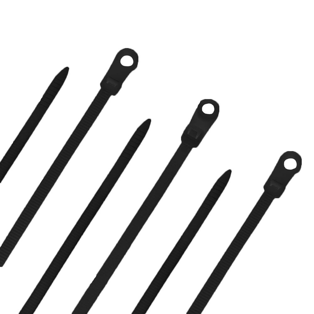 NavePoint 16 Inch Nylon Black Cable Ties 50 Lbs  100 Pack 00406560