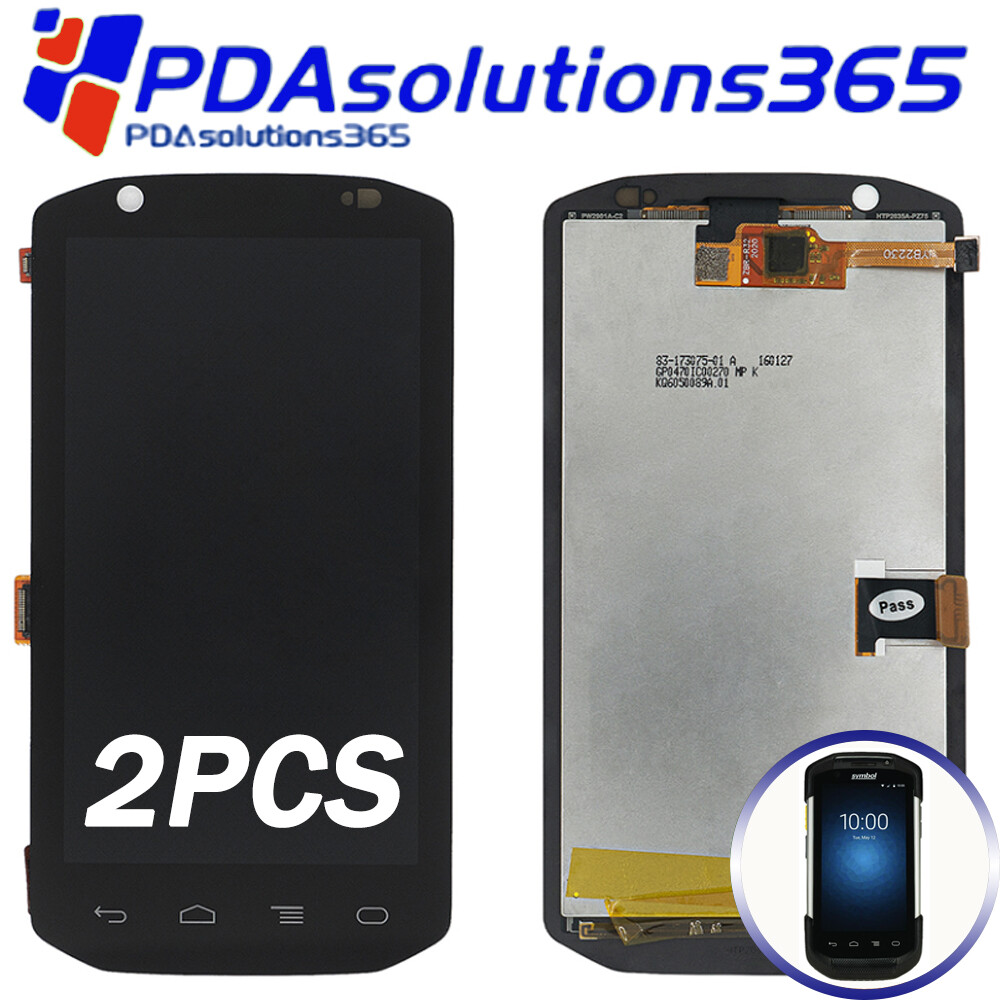 2PCS LCD Screen Replacement with Touch Digitizer for Symbol TC70 TC75 TC75X
