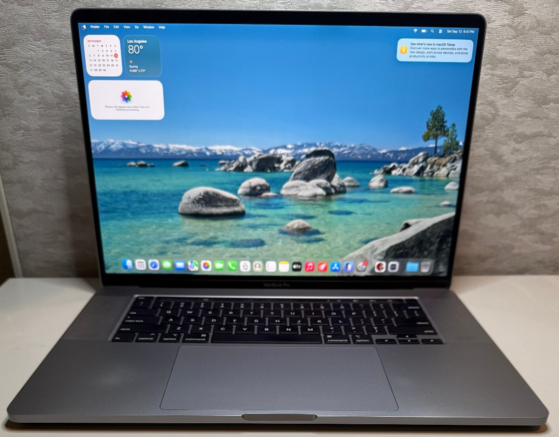 Apple MacBook Pro 2019 16" 6-Core i7 2.6GHz 16GB 512GB  Pro 5300M 4GB Tahoe