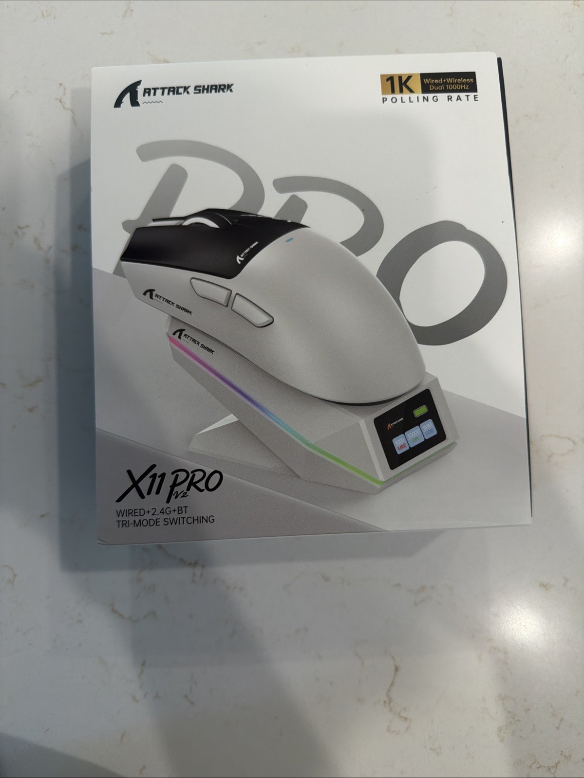 Attack Shark X11 Pro V2 Tri-Mode Gaming Mouse