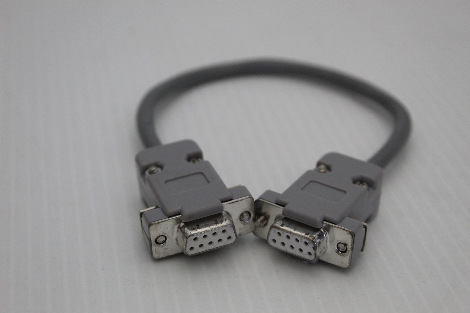 DB9 RS232 Serial Null Modem Cable Adapter M/F 9-Pin Male to Female Short 1FT