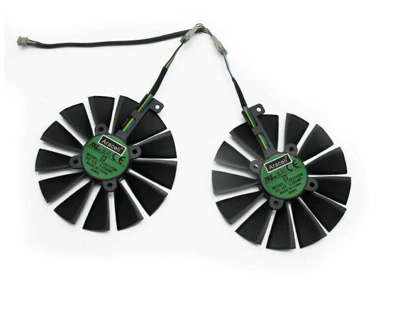 Fan For ASUS STRIX T129215SM RX 470 580 570 RX470 RX480 RX570 RX580 Card New
