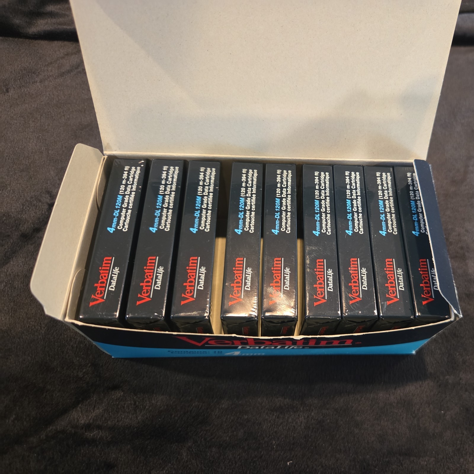 9x NEW VERBATIM 4MM DL 120M - 89547 120M 394Ft 4GB Data  Cartridge, 