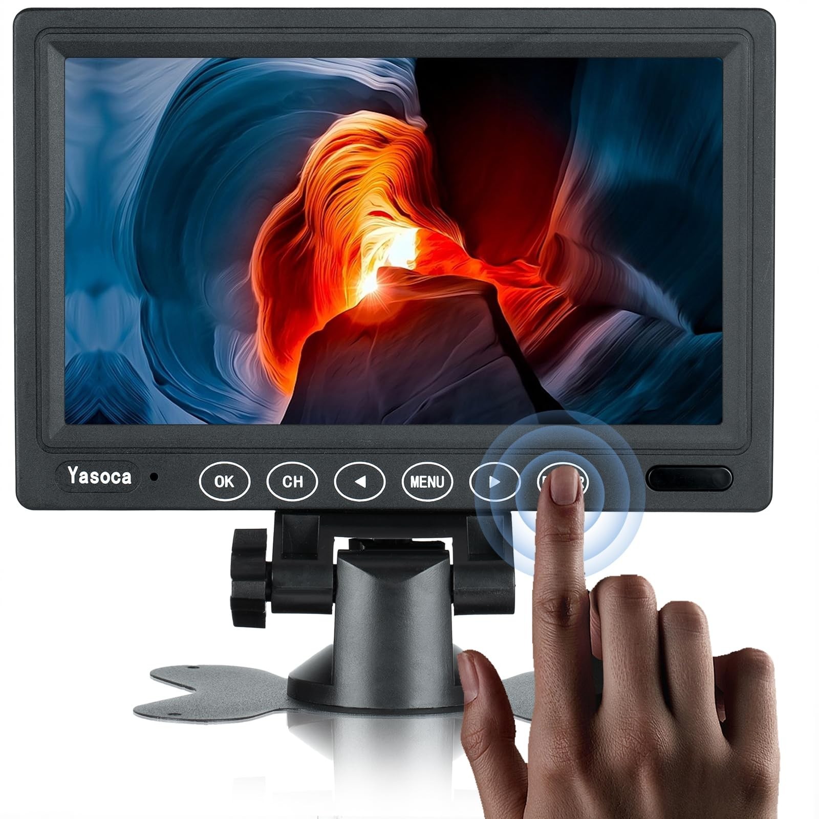 7 inch Small HDMI Monitor 1024x600 Resolution Small 1080P Portable IPS Monito...