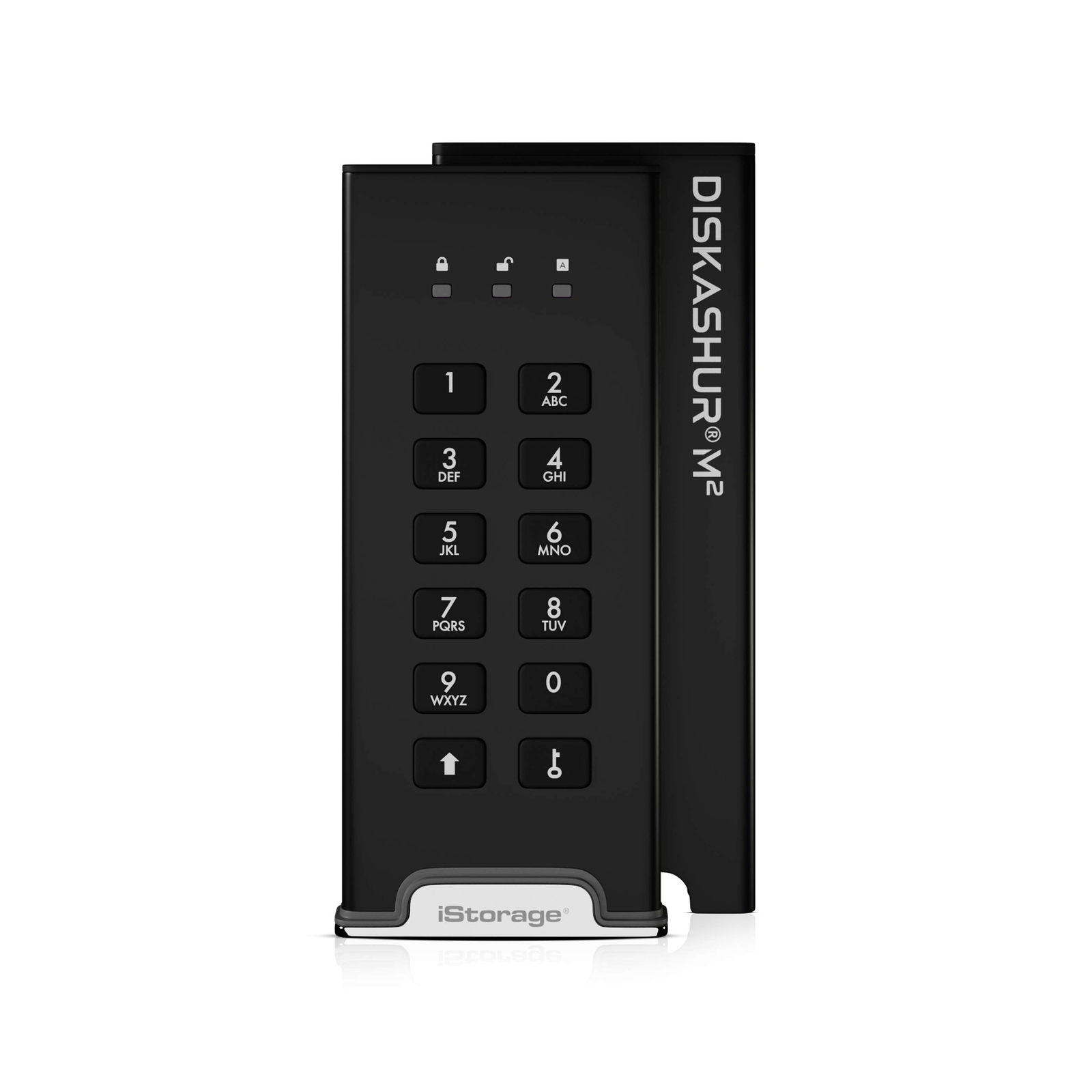 iStorage diskAshur M2 1TB | PIN authenticated, Hardware encrypted USB 3.2 Por...