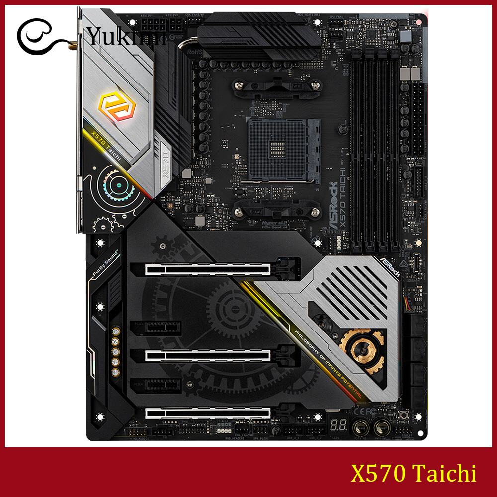 FOR ASROCK X570 Taichi AMD AM4 DDR4 HDMI 128GB Motherboard Test OK