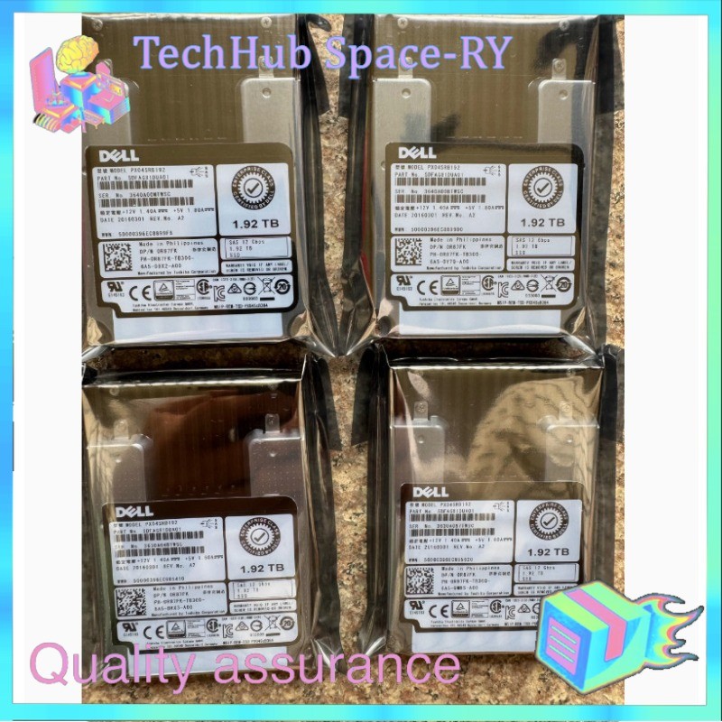 NEW 0R87FK R87FK DELL PX04SRB192 1.92TB 2.5" SAS 12G RI SSD Solid State Drive