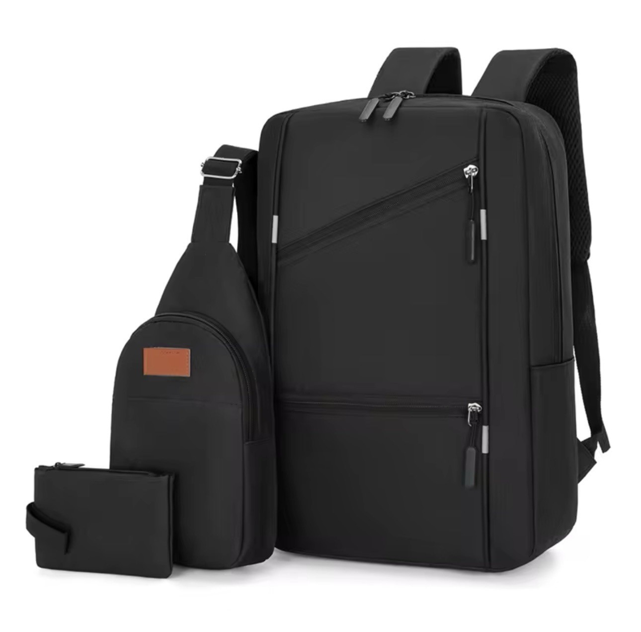 Backpacks 3 Pcs Set black