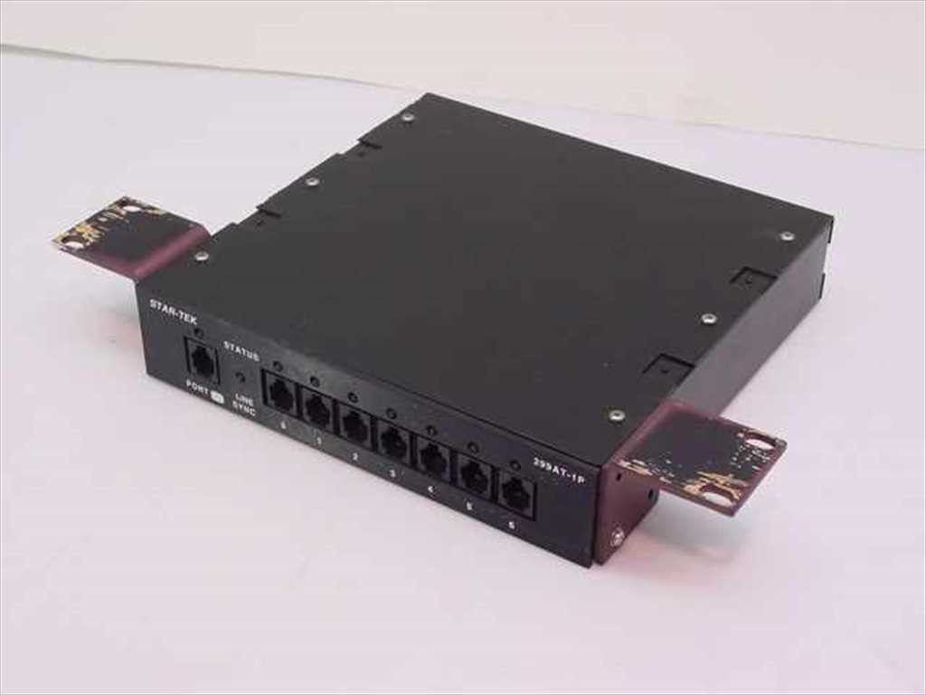 Star-Tek 299AT-1P Active Twinax Hub 7-Port RJ11 IBM AS/400 5250 Terminal