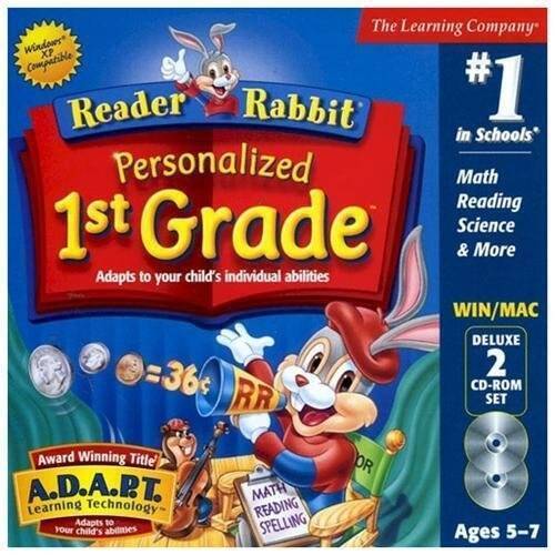 Reader Rabbit Personalized 1st Grade Deluxe - Video Game - VERY GOOD