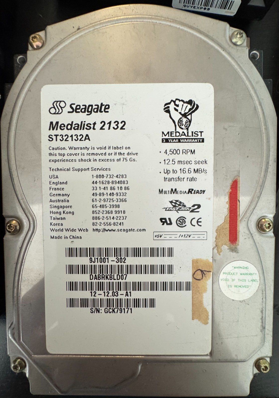 Seagate Medalist 2132 ST32132A