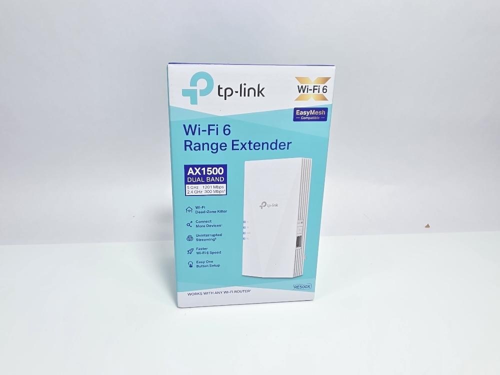 TP-Link AX1500 WiFi 6 Extender RE500X Covers 1500 Sq Ft 25 Devices Dual Band