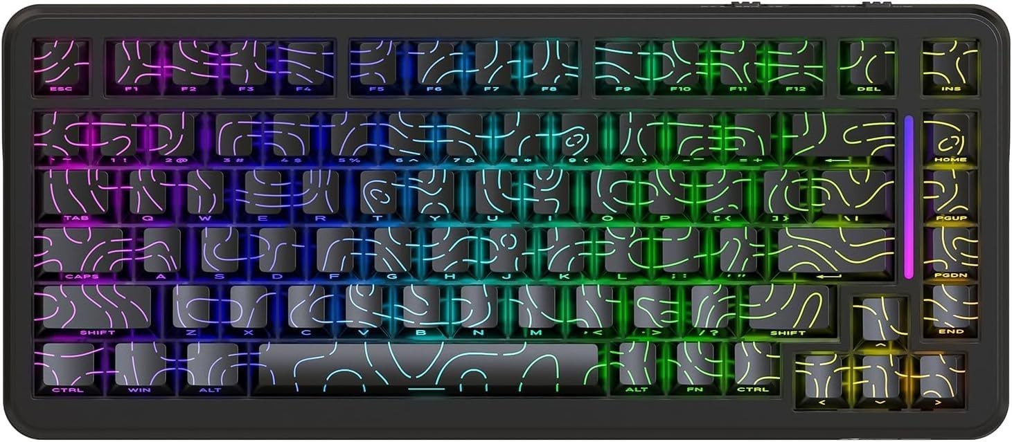 ATTACK SHARK X82PRO HE Wireless Rapid Trigger Gaming Keyboard Magnetic Switch