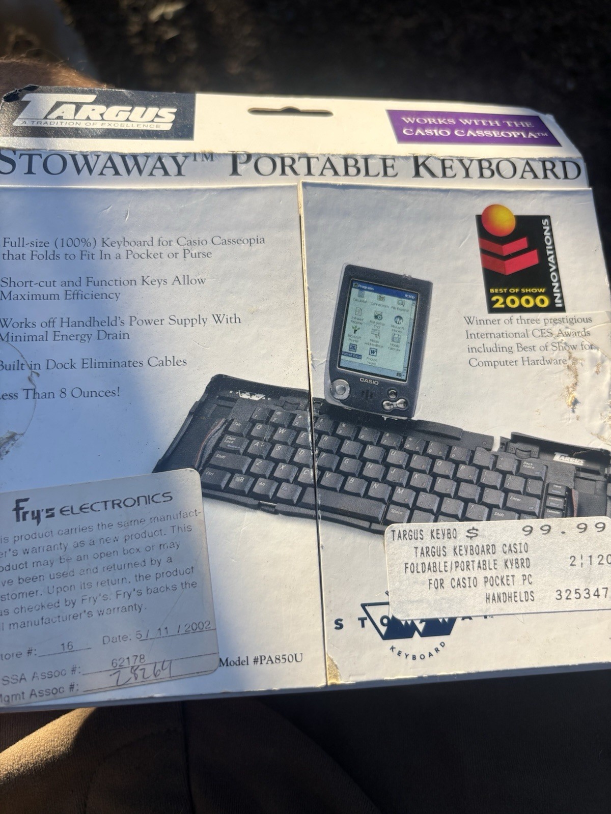 New Targus PA830U Keyboard Casio