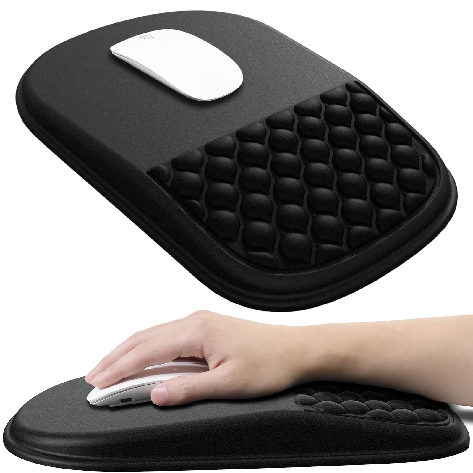 Ergonomic PC Mouse Pad Gel Wrist Rest Support Comfort Non Slip Cushion Computer