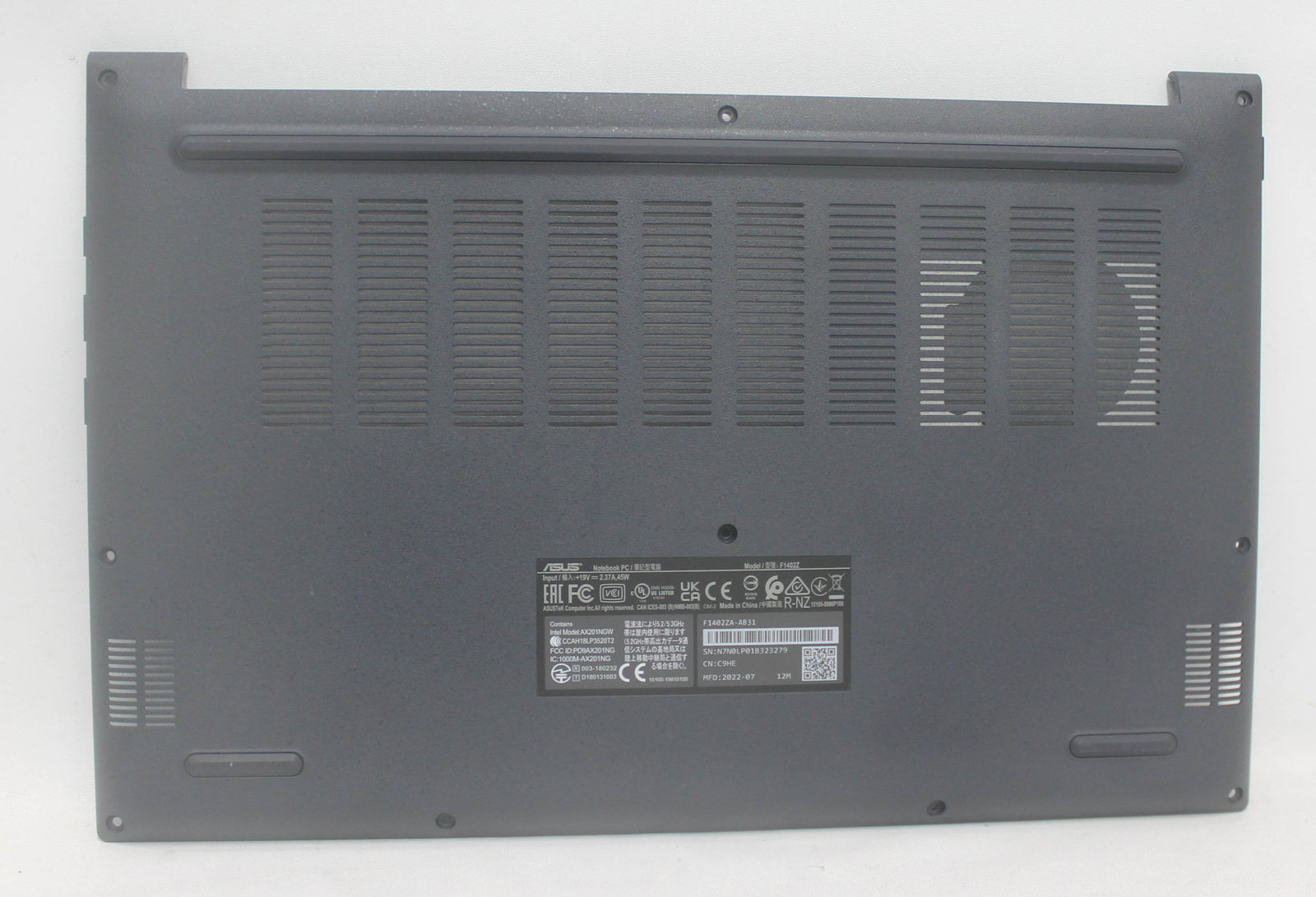 13NB0WP2AP0311 Asus Bottom Base Cover X1402Za-1B F1402Za-Ab31 "GRADE A"
