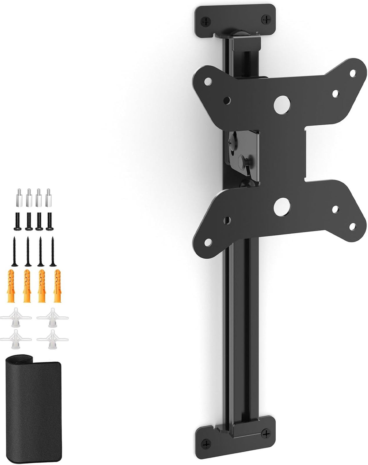 Monitor Wall Mount Bracket Height Adjustable for 17 to 32 inch Monitors VESA