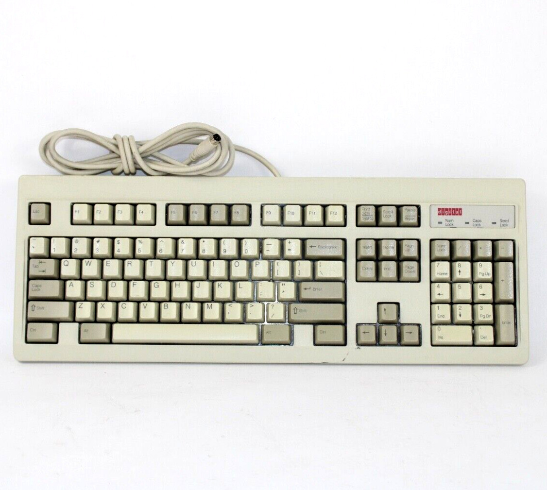 Digital RT101 PS/2 Rev B Wired Mechanical Keyboard Tested & Working GUC Vintage