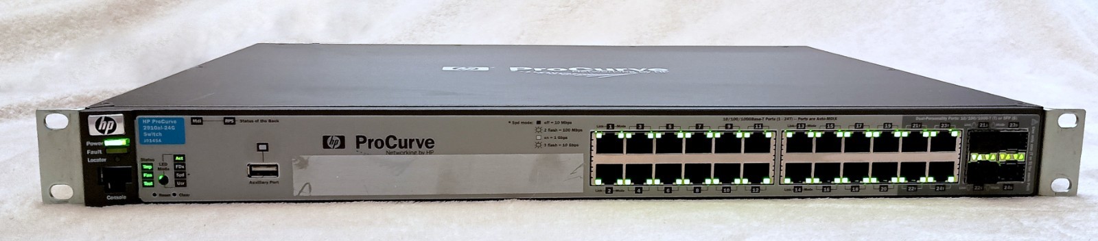 HP ProCurve Enterprise Managed Network Switch 2910al-24G