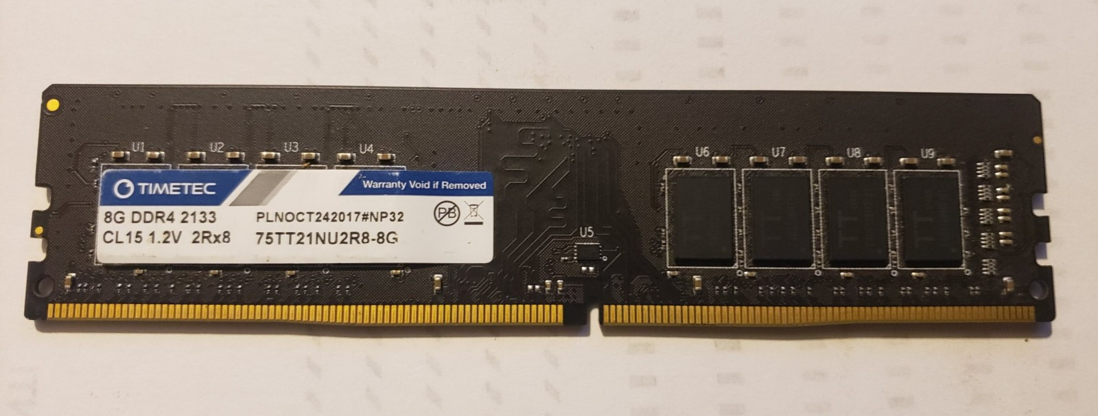 TimeTec 8GB RAM DDR4 2133MHz