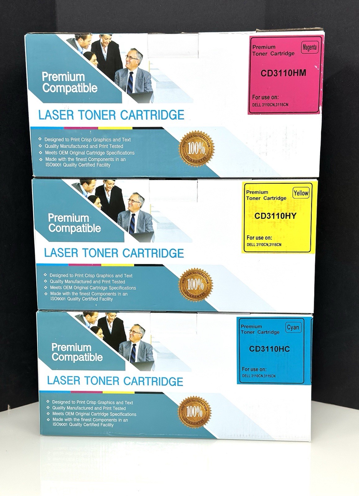 NEW PREMIUM COMPATIBLE CD3110HY/HM/HC Toner Cartridge YELLOW/CYAN/MAGENTA