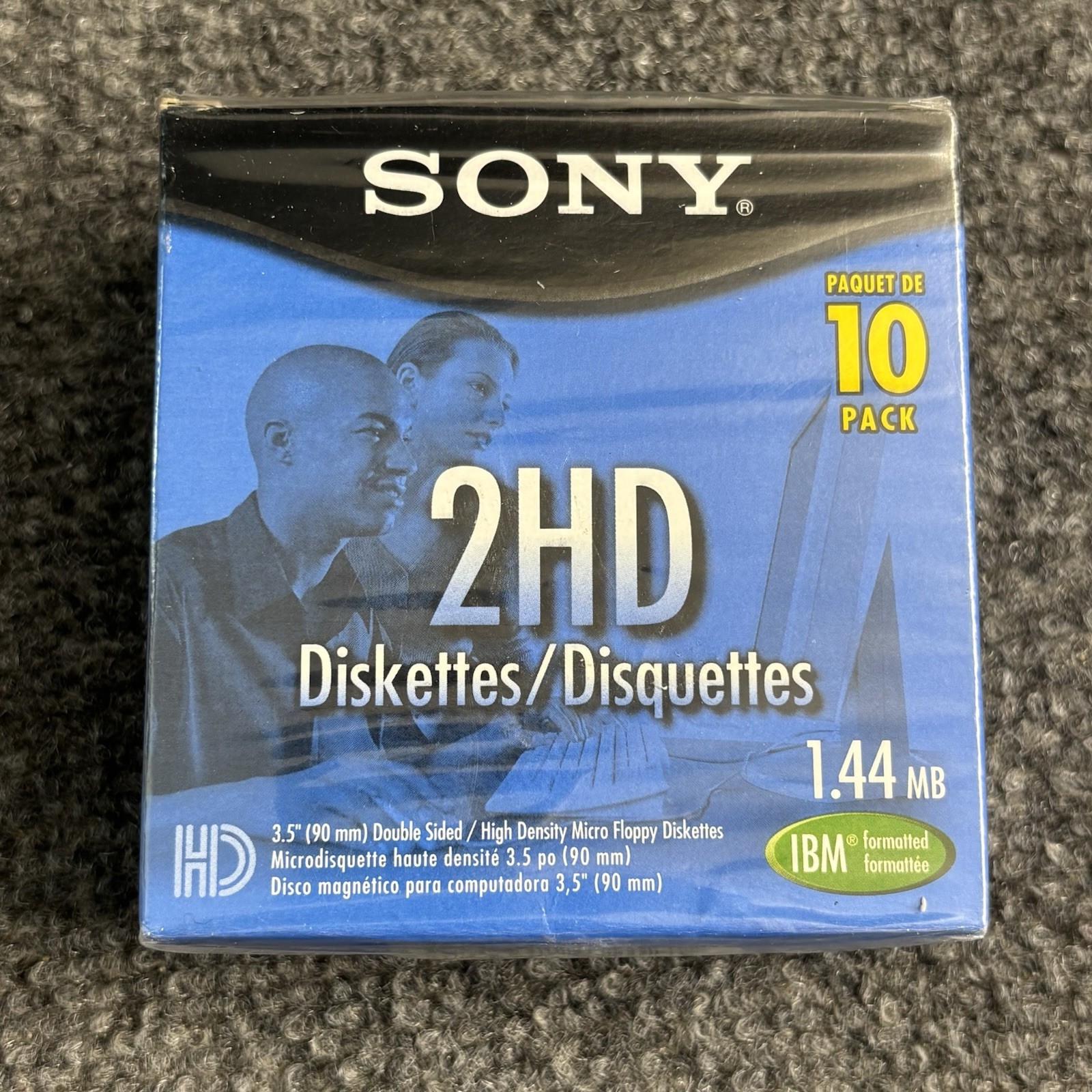 Sony 100MFD-2HD 1.44MB Double Sided Micro Floppy Diskettes (Pack of 10)