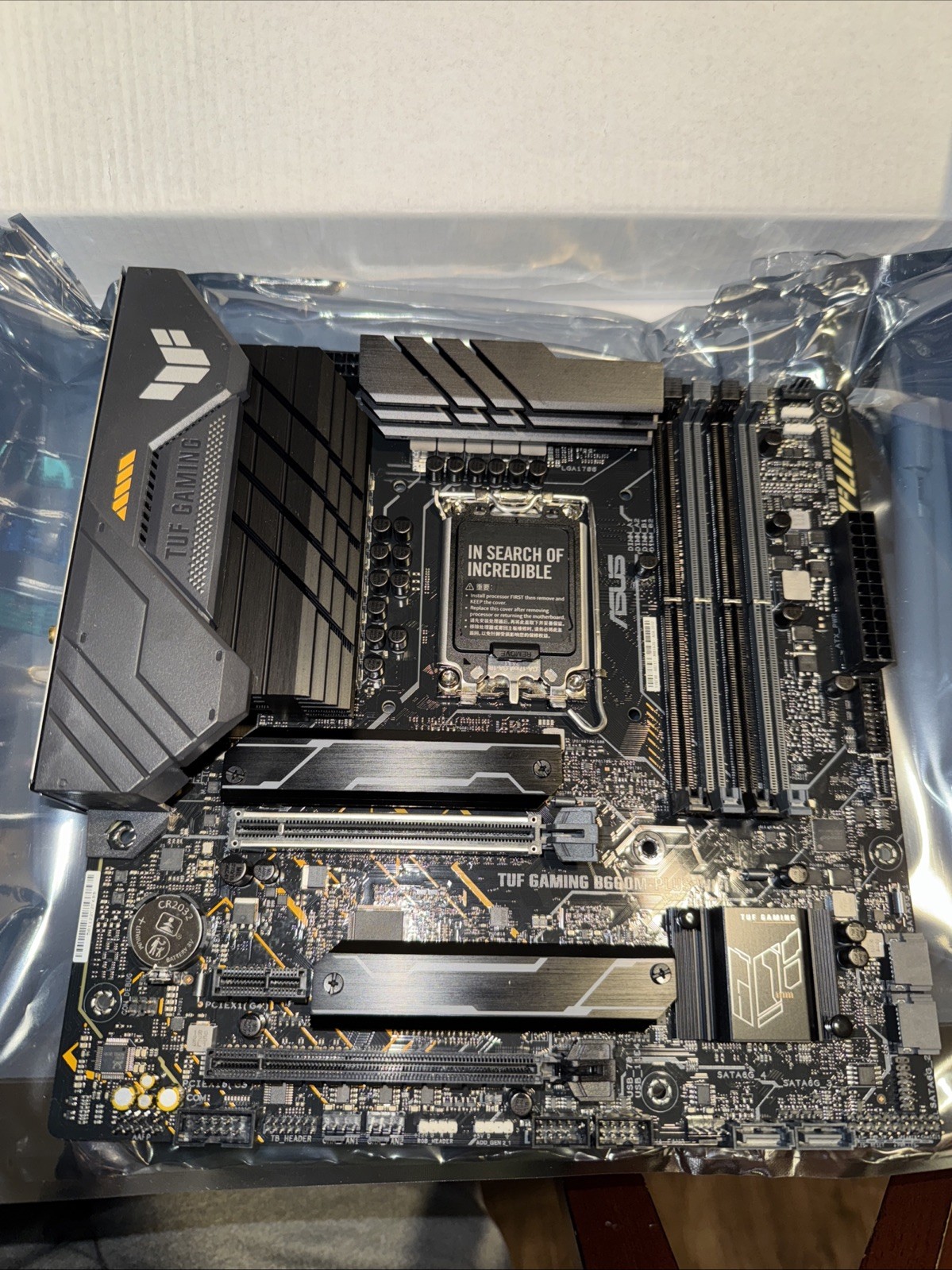ASUS TUF Gaming B660M-Plus WiFi D5 LGA 1700 microATX Intel Motherboard