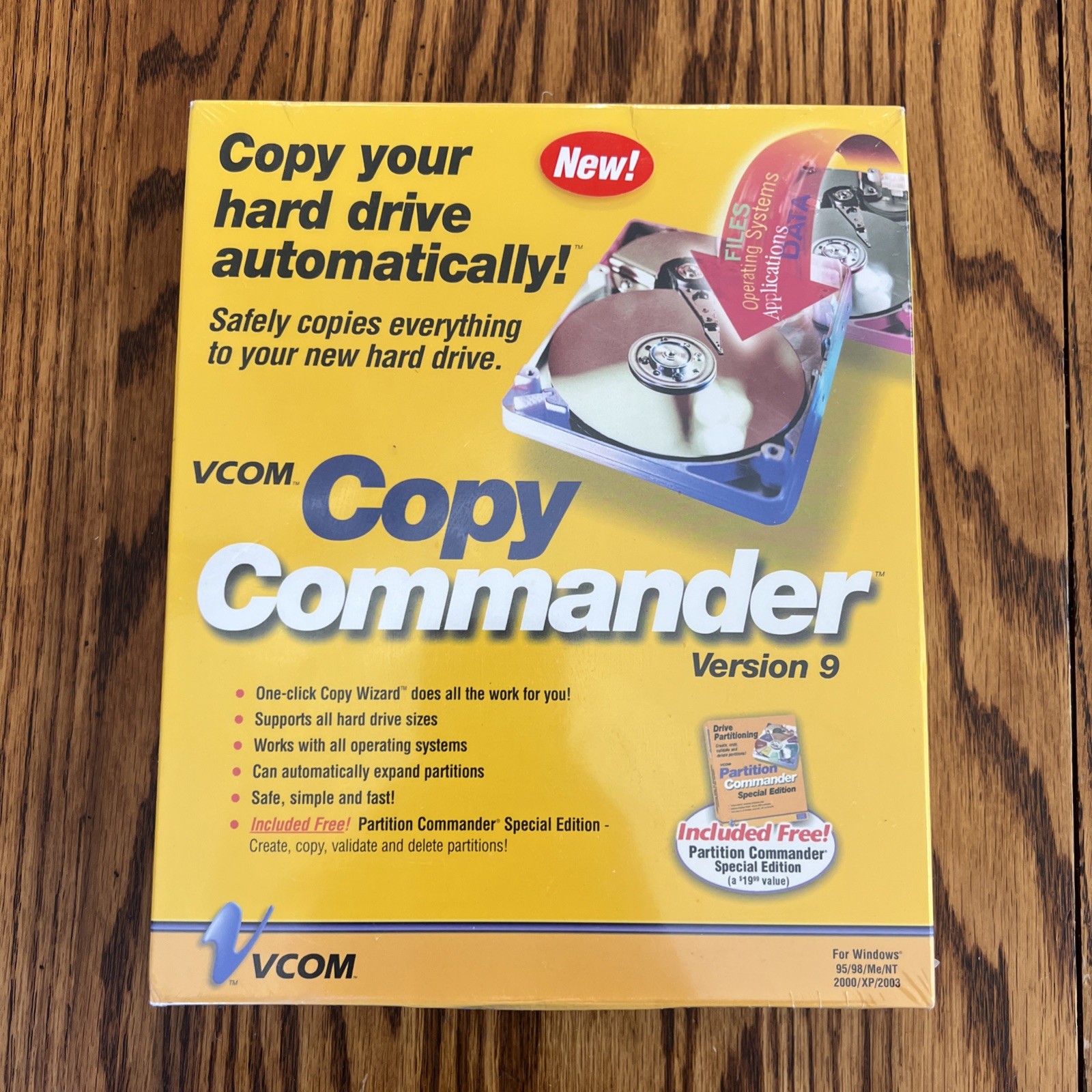 VCOM Copy Commander V9 PC Software New Sealed Retail Box Windows
