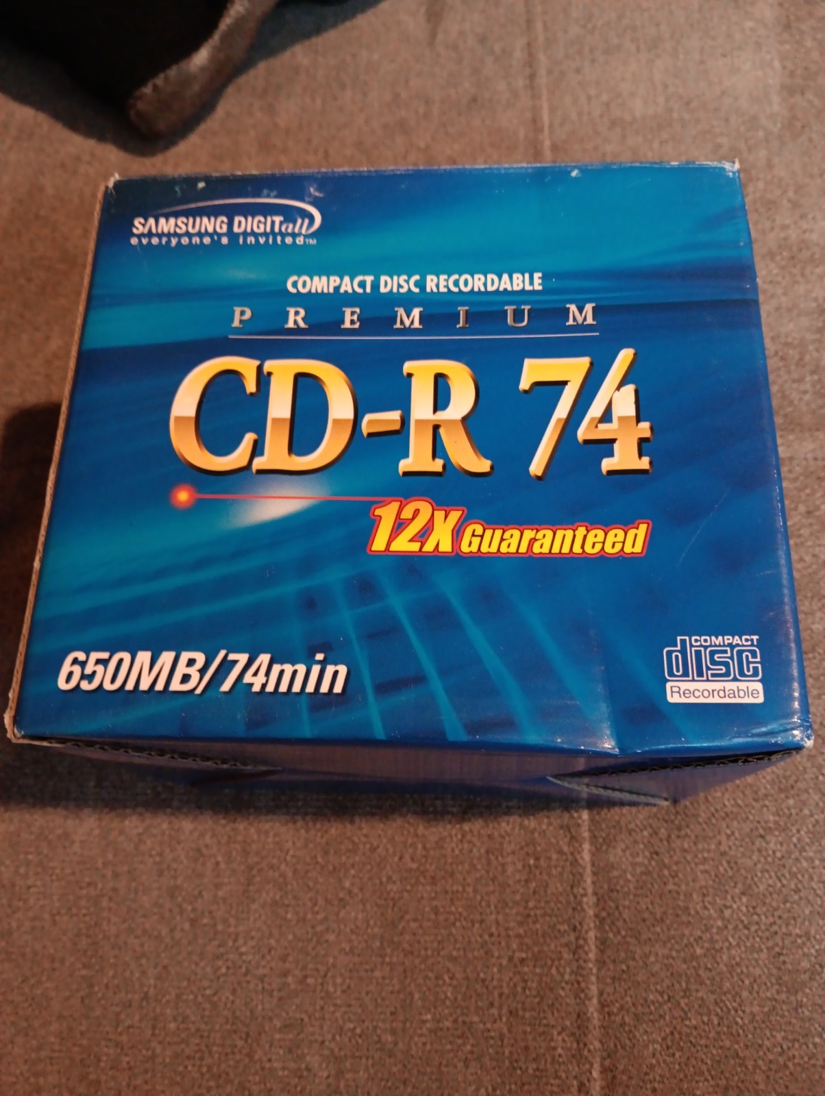 Samsung Digitall CD Recordable Premium CD-R74 10pck 650MB/74MIN