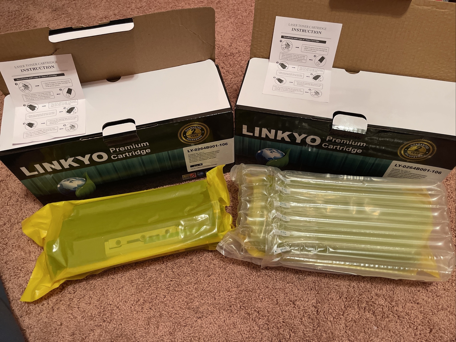 LINKYO Compatible Toner Cartridge Replacement Brother LY 2-Pack, New in Box