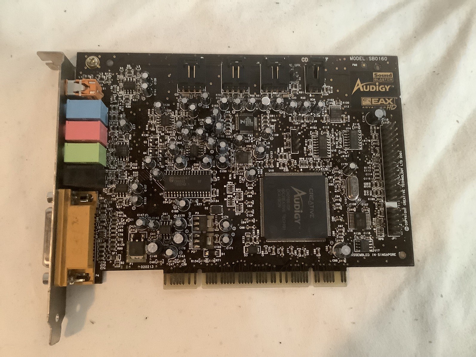 Genuine Creative Sound Blaster Audigy SB0160 Sound Card