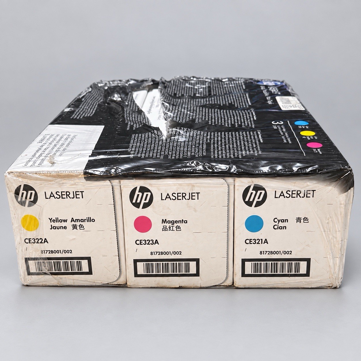 HP 128A CF371AM LaserJet Printer Toner Cartridge LOT OF 3  NEW (other)
