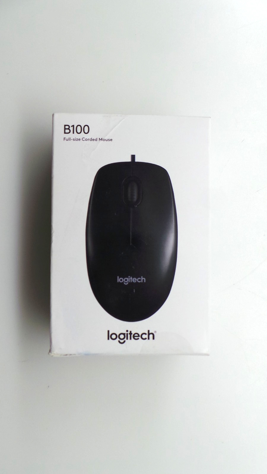 NEW Logitech B100 Corded Mouse – Wired USB Mouse for Computers and laptops