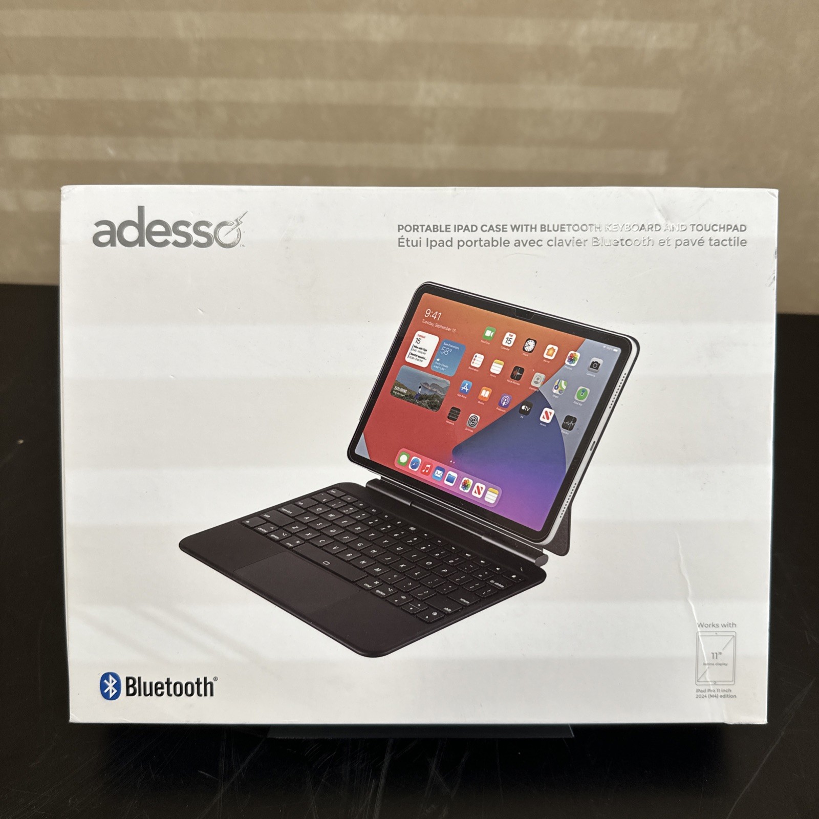 Adesso Bluetooth Keyboard  for iPad Pro 11"  M4 Edition (WKB7050)