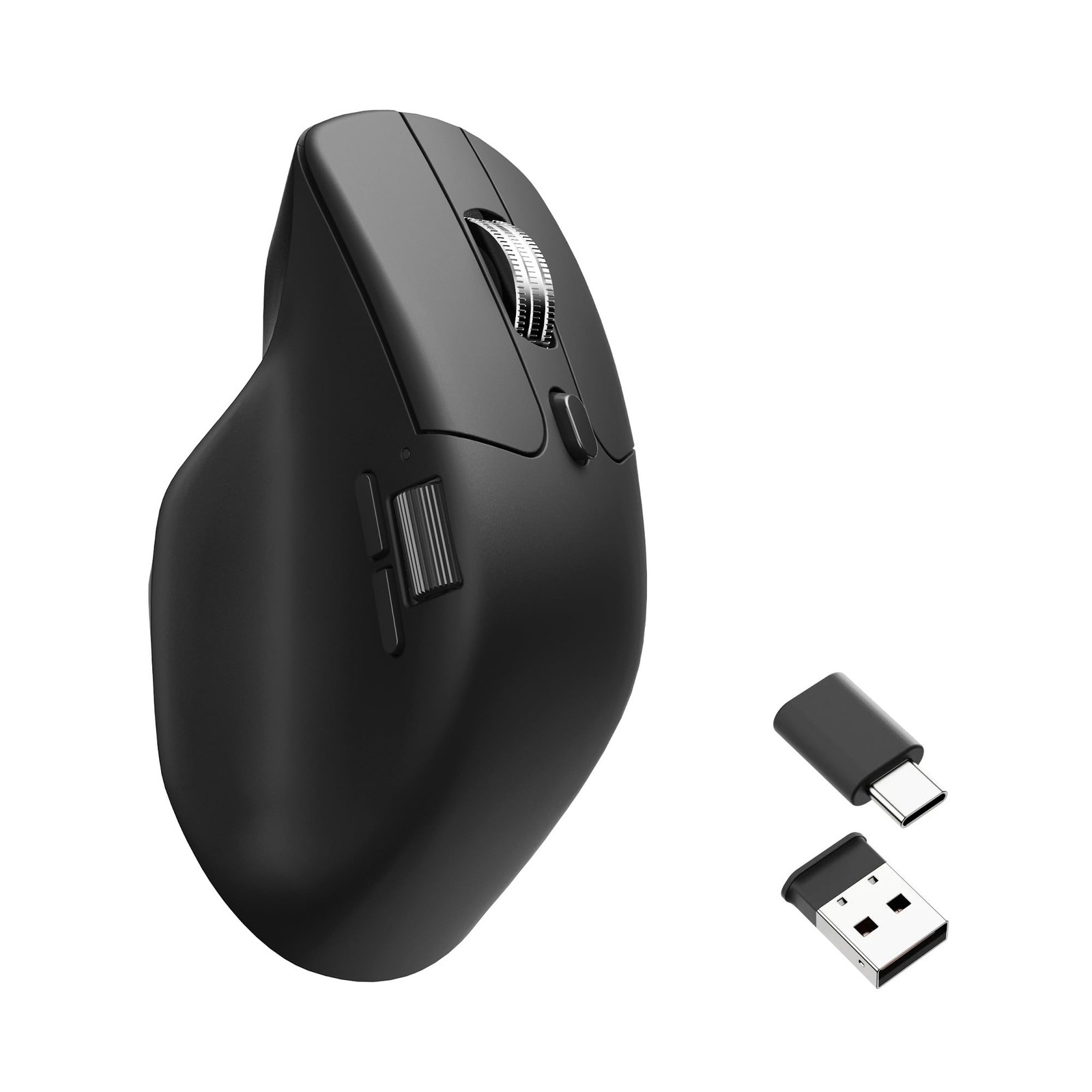 Keychron M6 Silent Wireless Gaming Mouse Black 1KHz PixArt 3395 26K DPI