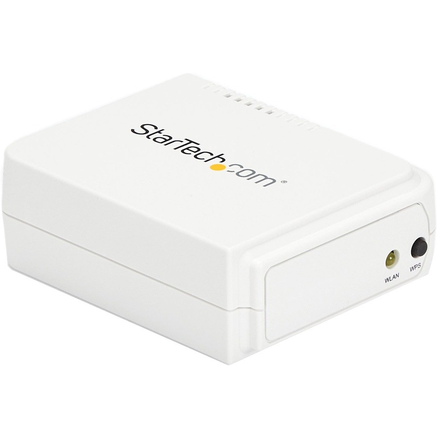 StarTech 1 Port USB Wireless N Network Print Server with 10/100 Mbps Ethernet
