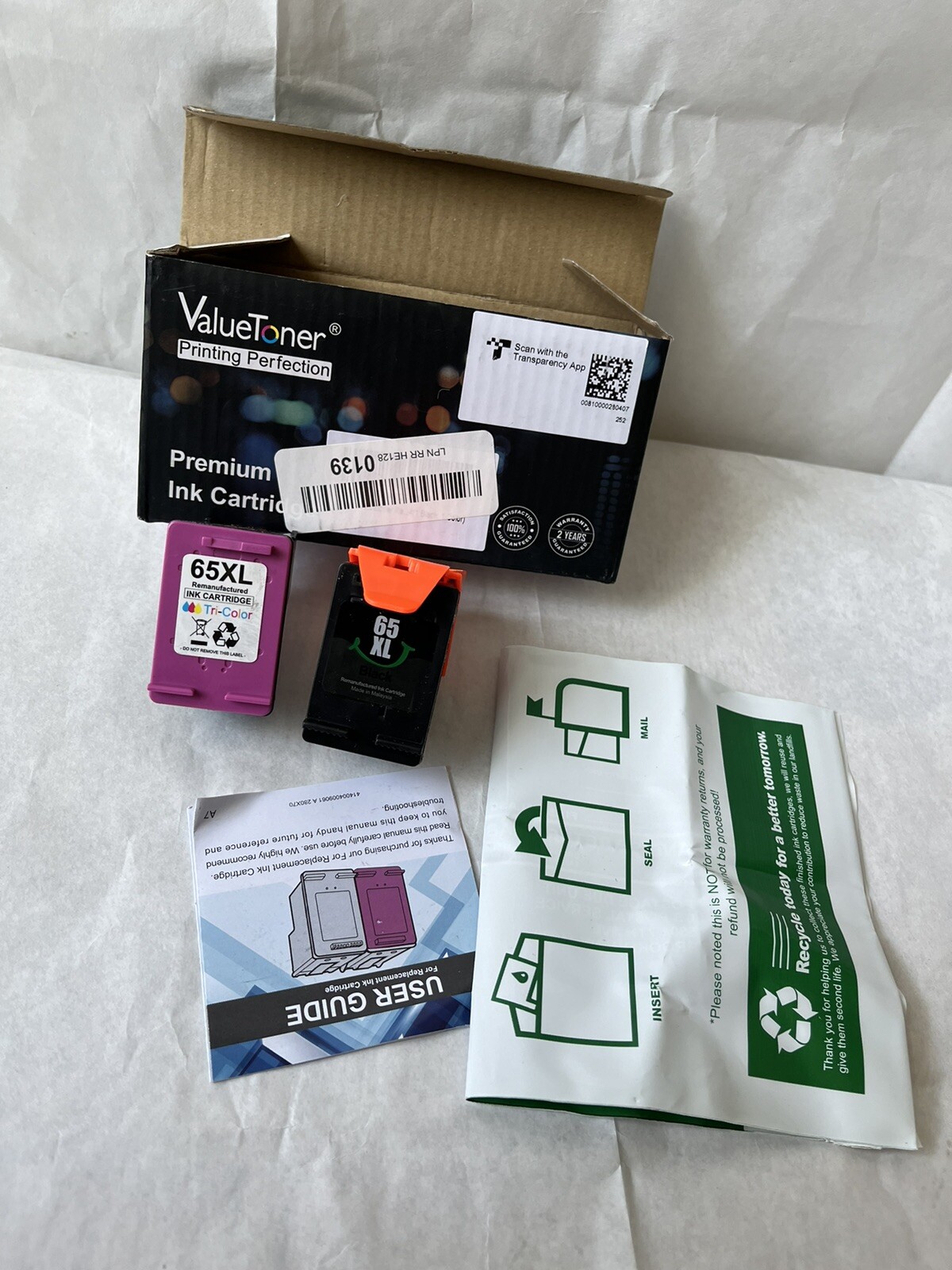 ValueToner Premium Ink Cartridge - Printing Perfection - Open Box