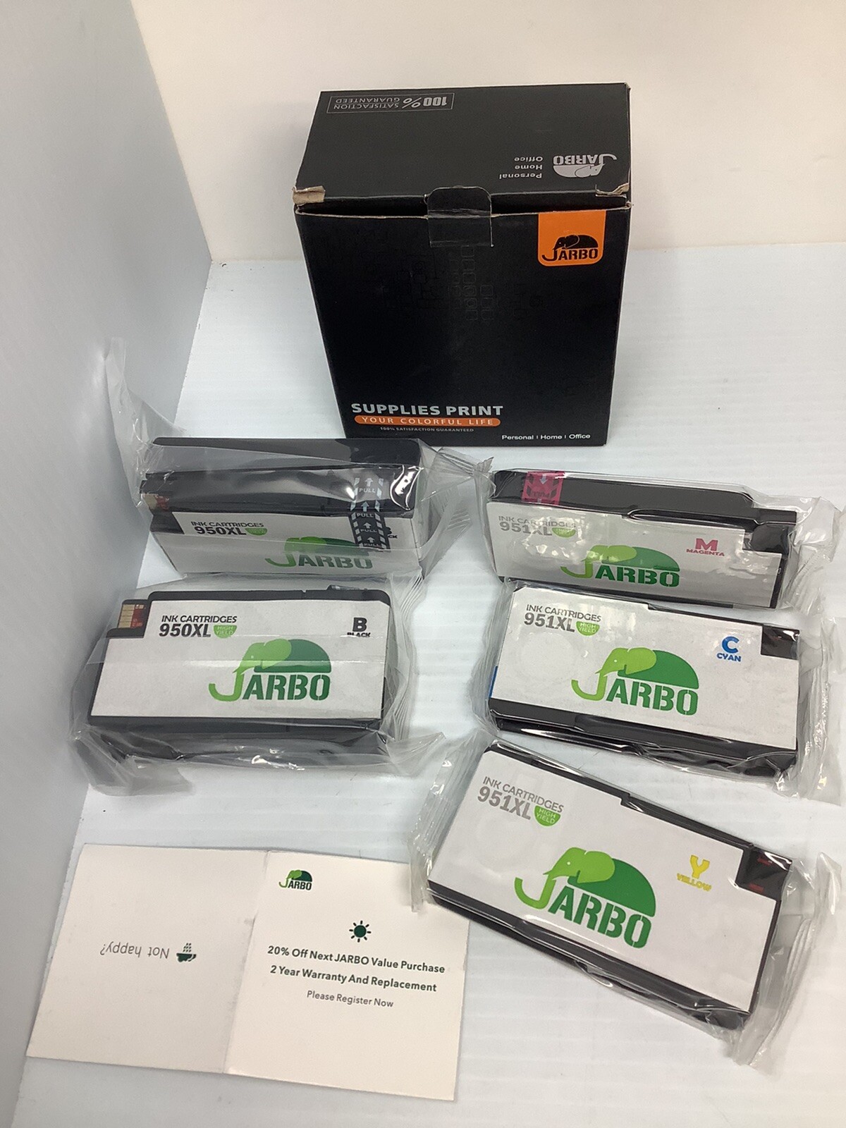 JARBO Printer Ink Toner 51dw 271dw 276dw Print 951xl YMC- 950xl black (2)