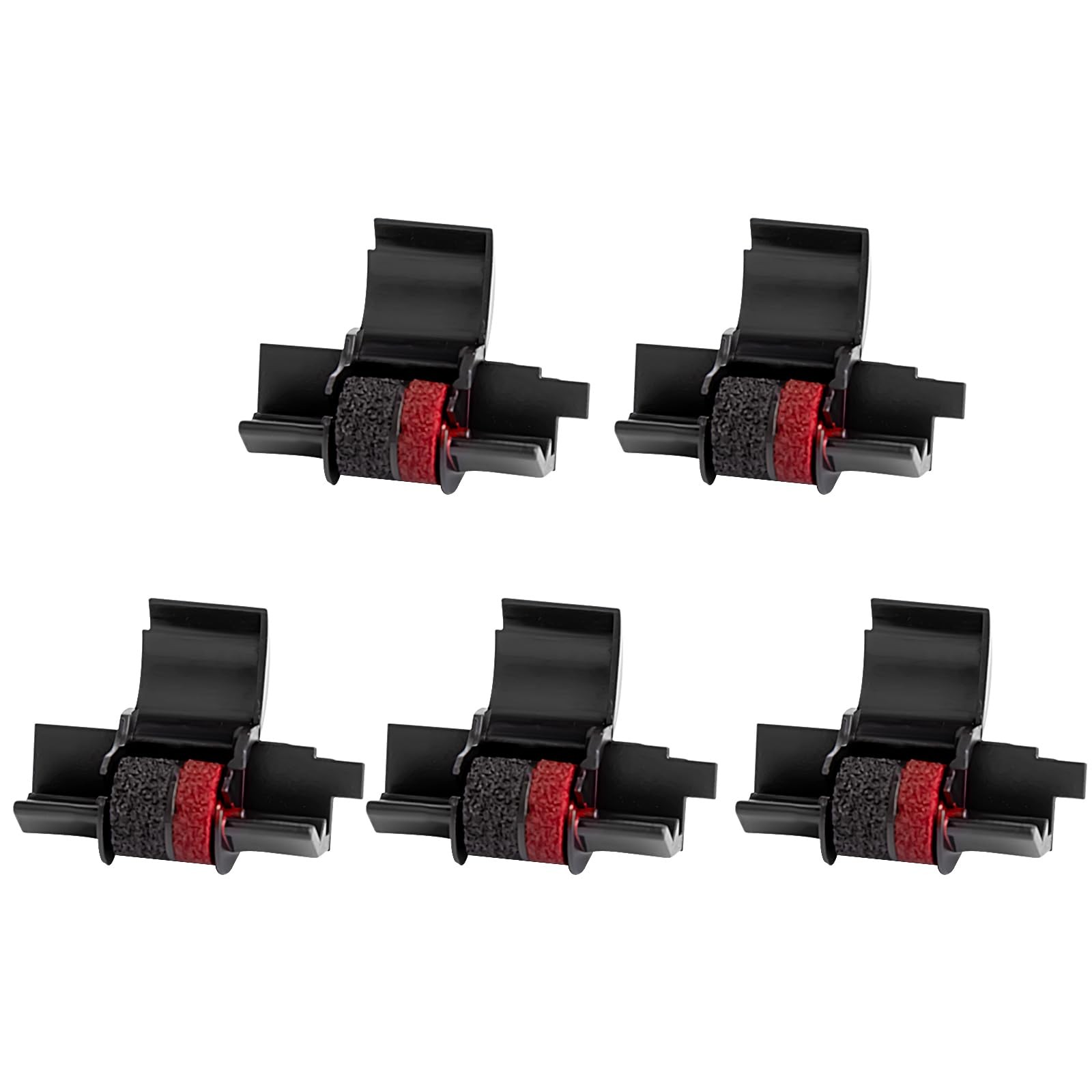 5 Packs IR40T Calculator Ink Roller Printer Ribbon IR-40T CP13 Black and Red