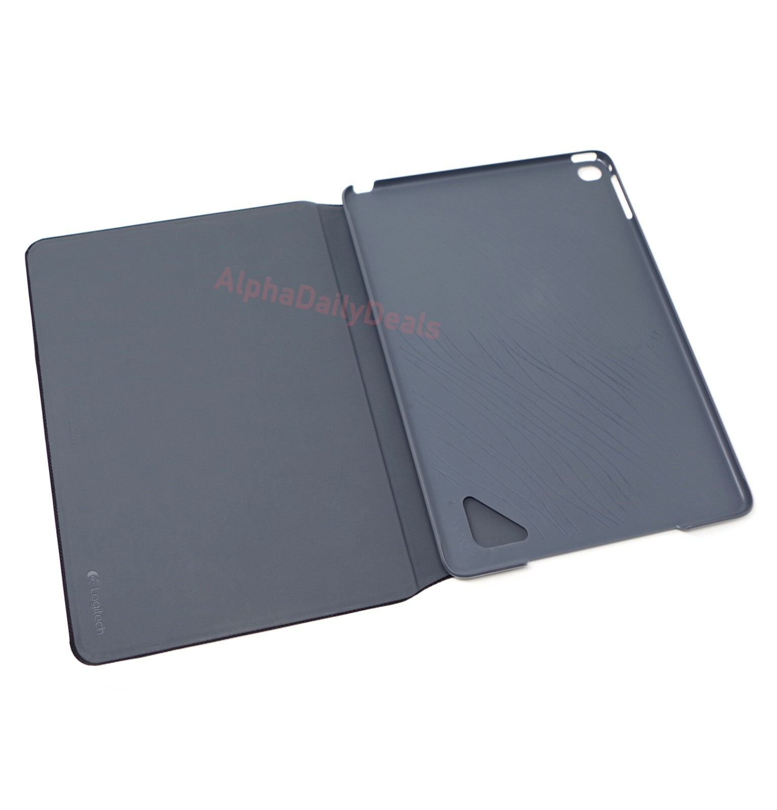 Logitech Hinge Flexible Folio Case with Stand for iPad Air 2 Carbon Black