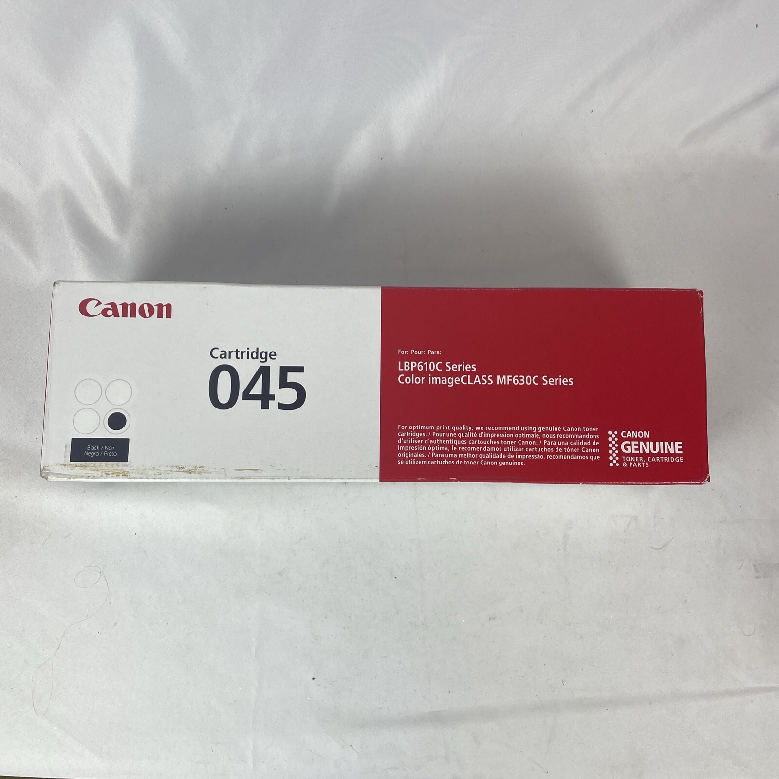 Genuine Canon 045H Black Toner Cartridge LBP610C Series (1246C001) 1 Pack