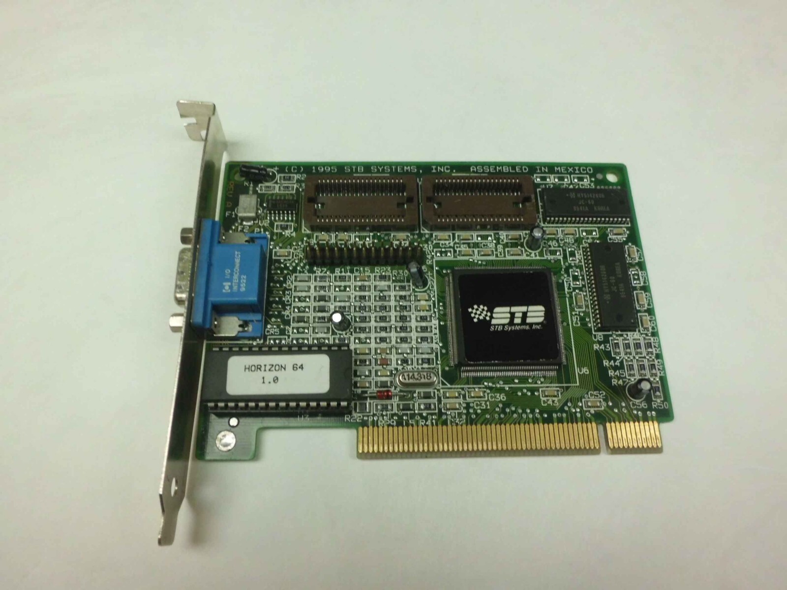 STB SYSTEMS HORIZON 64 PCI VGA 1X0-0338-007 EKSUSA15064PCI TESTED GOOD