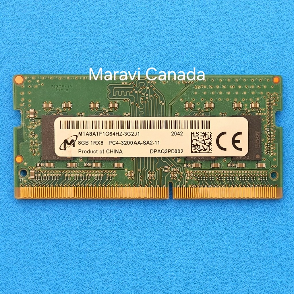 Micron 8GB 1x8GB DDR4 3200MHz PC4-25600 1Rx8 MTA8ATF1G64HZ SODIMM Laptop RAM