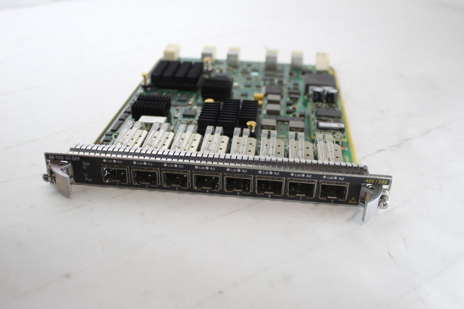 Alcatel-Lucent 8-Port Ge SFP Card 48/24V A8-1GB-V2-SFP P/N: 3HE06151ABAA01