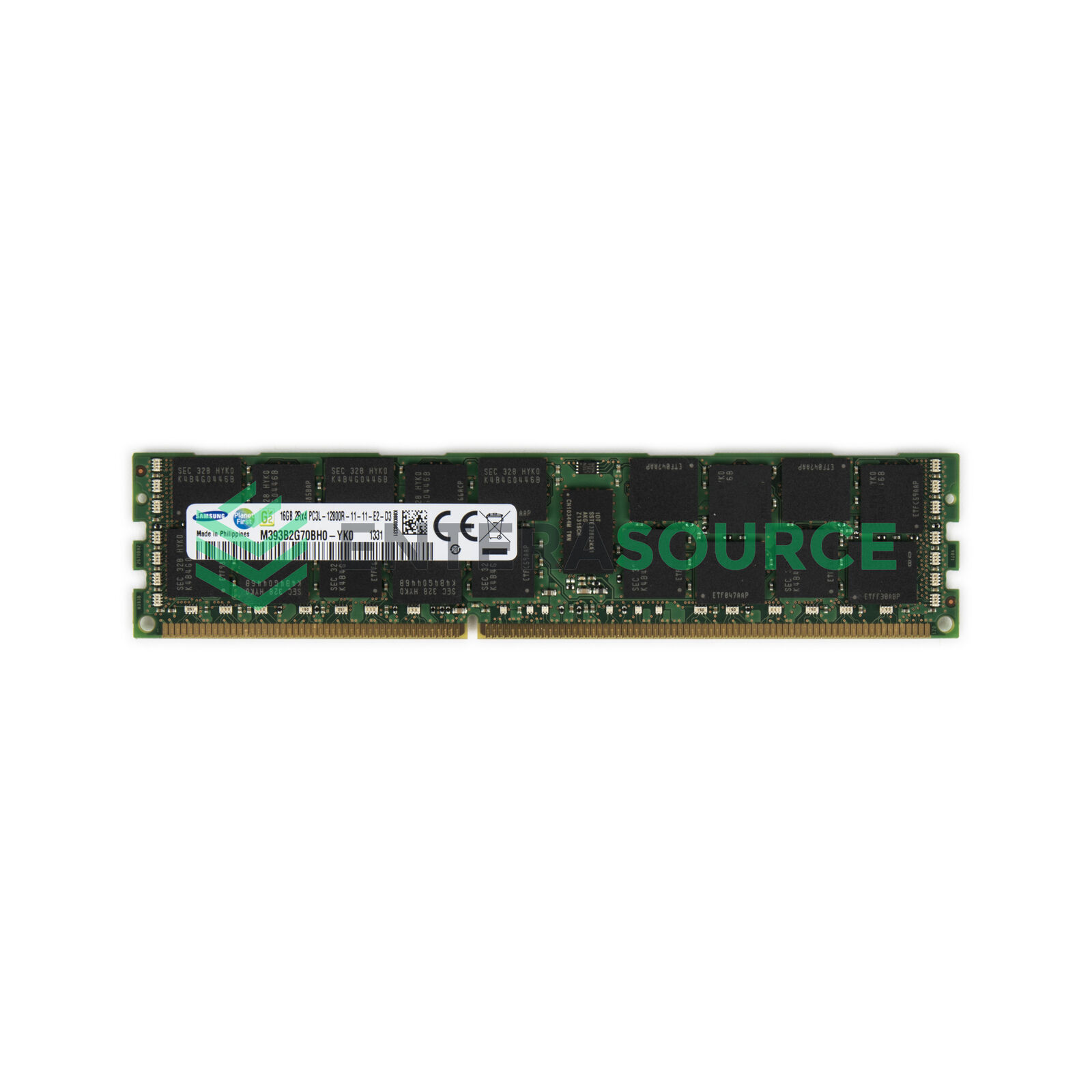 Samsung M393B2G70BH0-YK0 16GB DDR3L-1600 PC3L-12800R 2Rx4 Server Memory Module