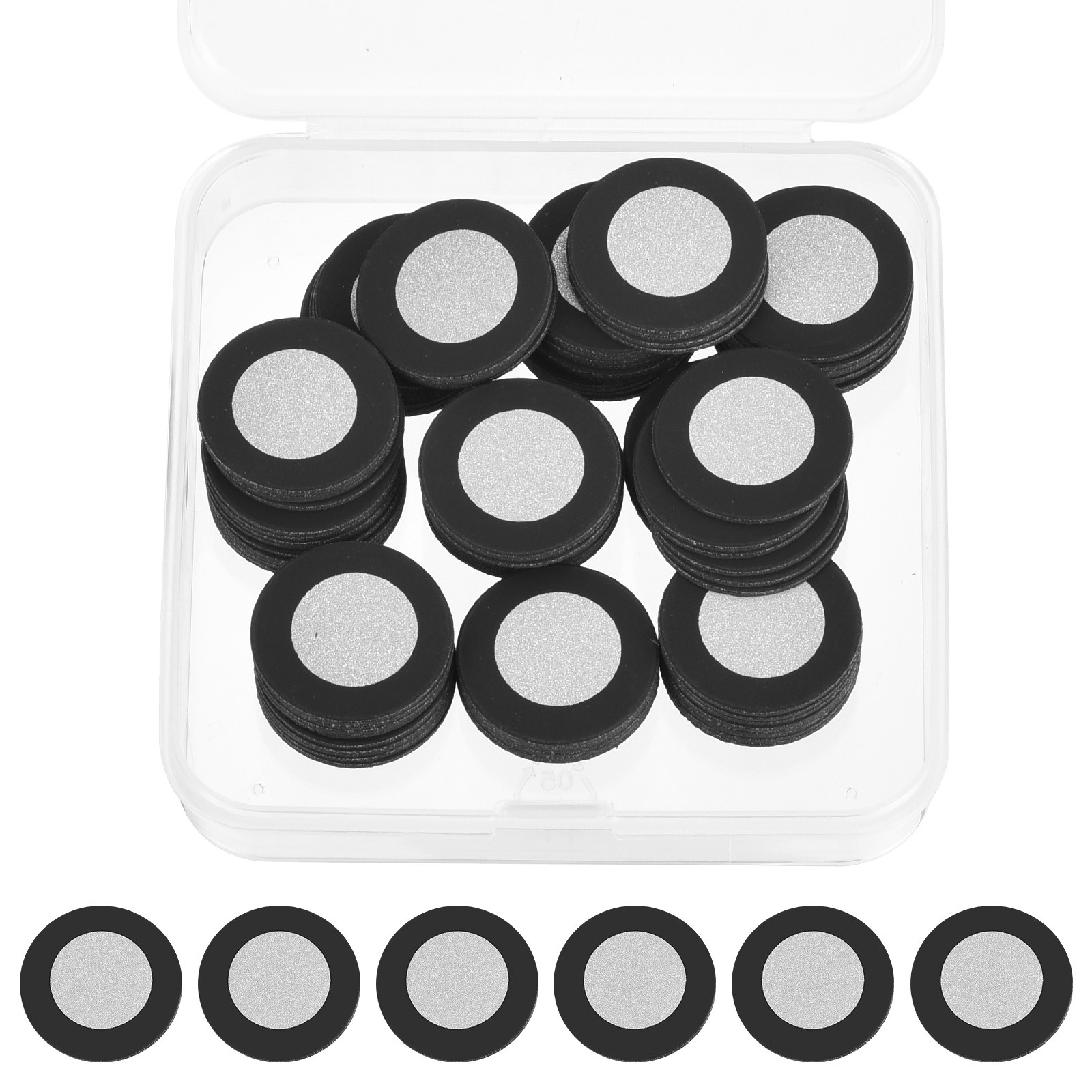 100Pcs 12mm Magnetic 3D Scanning Markers Dots PET Round High Reflective Dots