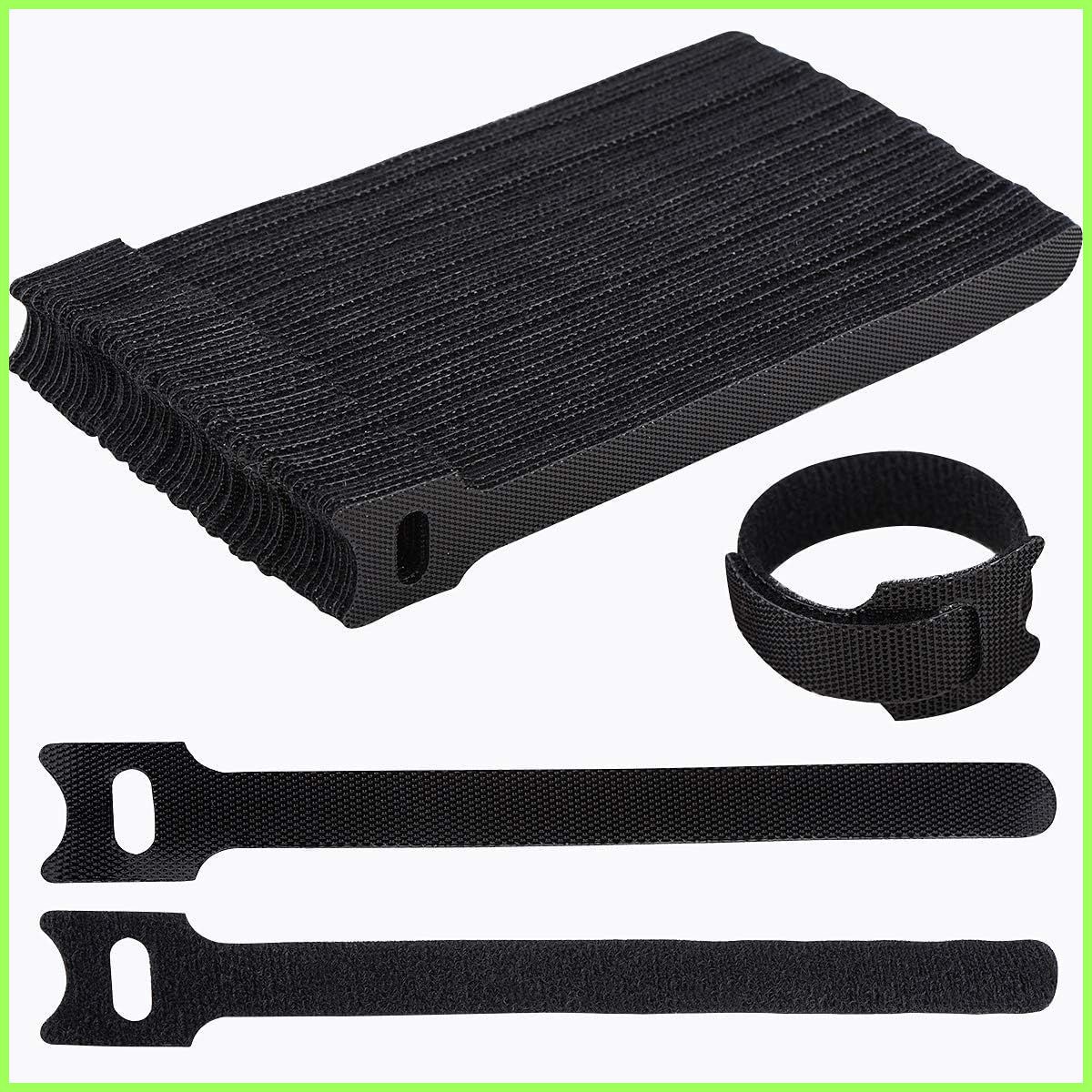 60 PCS 6 Inches Reusable Cable Ties, Adjustable Cord Straps Wire...