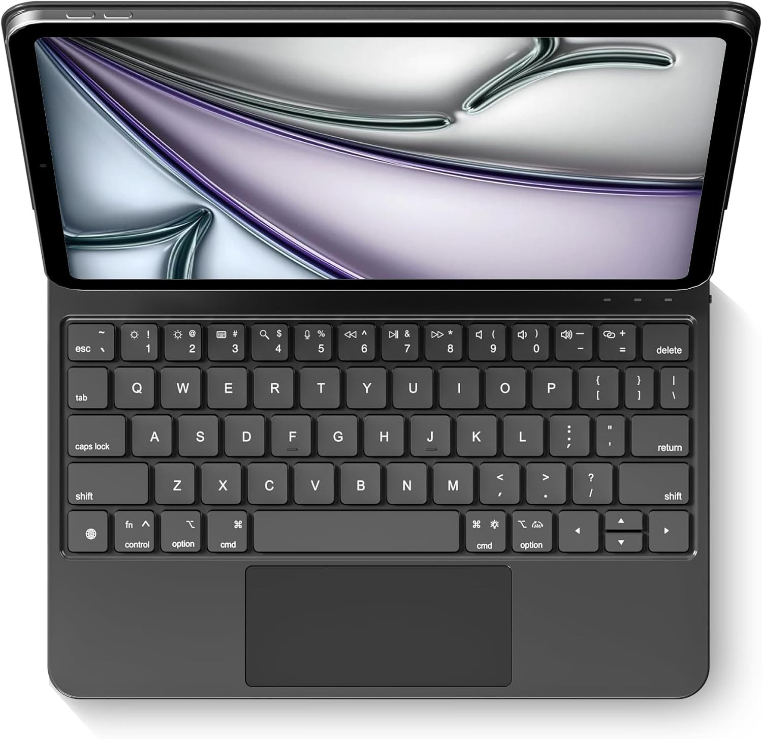 Magic Keyboard Case for Ipad Pro 11 Inch M4 M5 2024 2025, Black