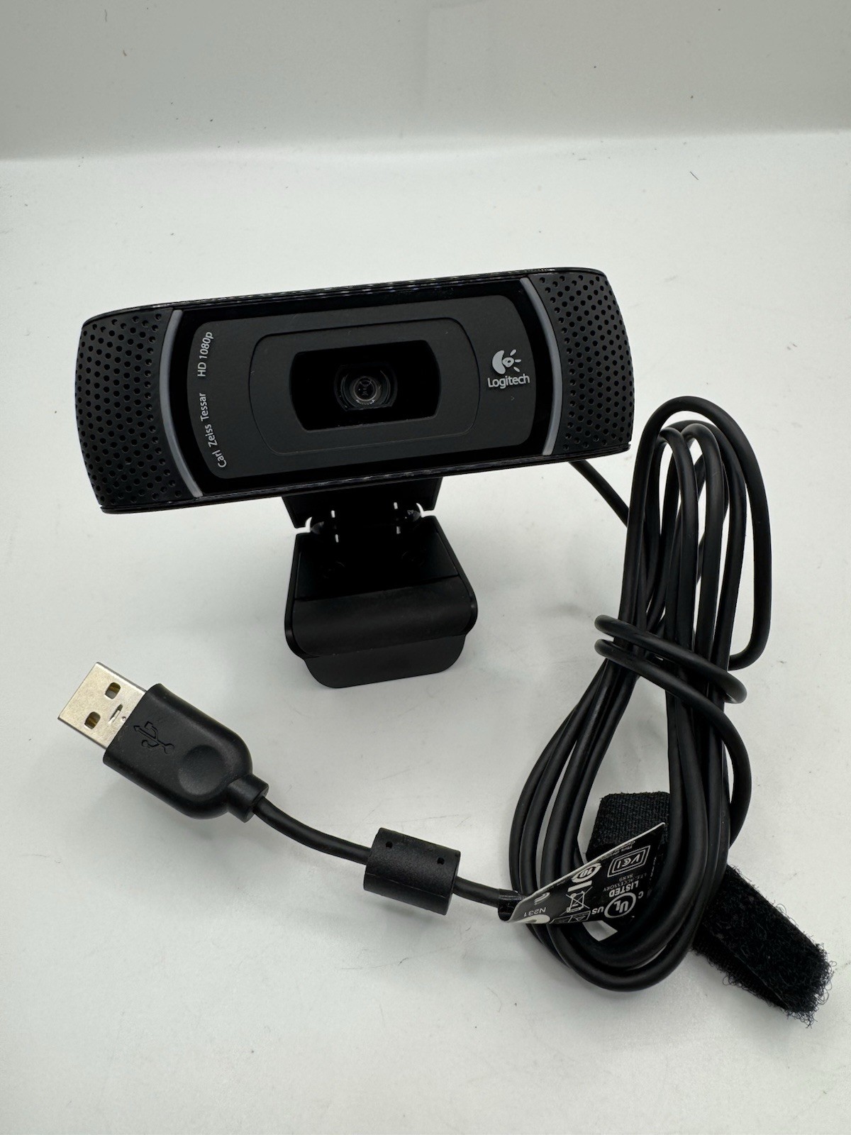 Logitech V-U0017 Carl Zeiss 1080p HD USB Black Webcam C910